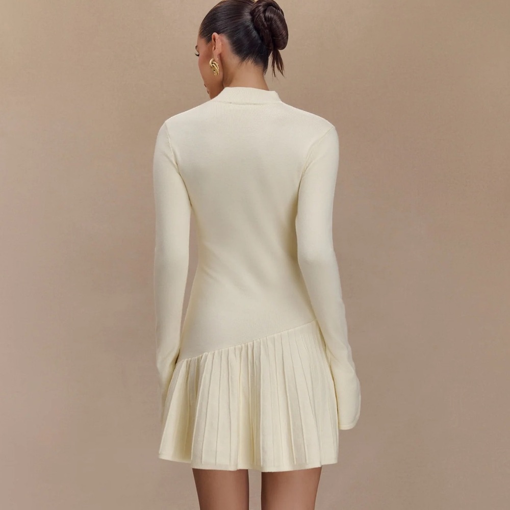 Meshki Cream Mini Dress - Picture 3 of 16